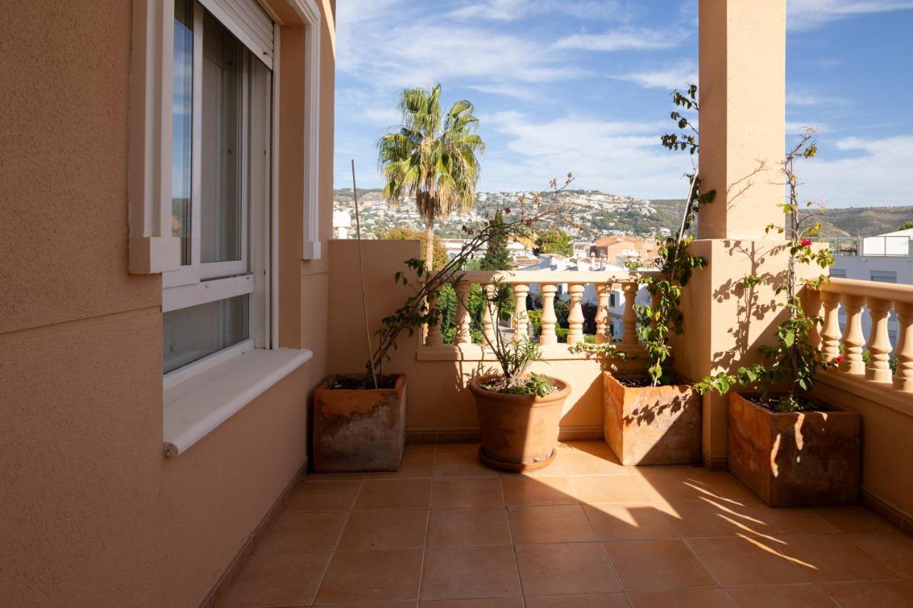 Javea Terraza + Piscina + Vistas Al Mar Platja de Larenal エクステリア 写真