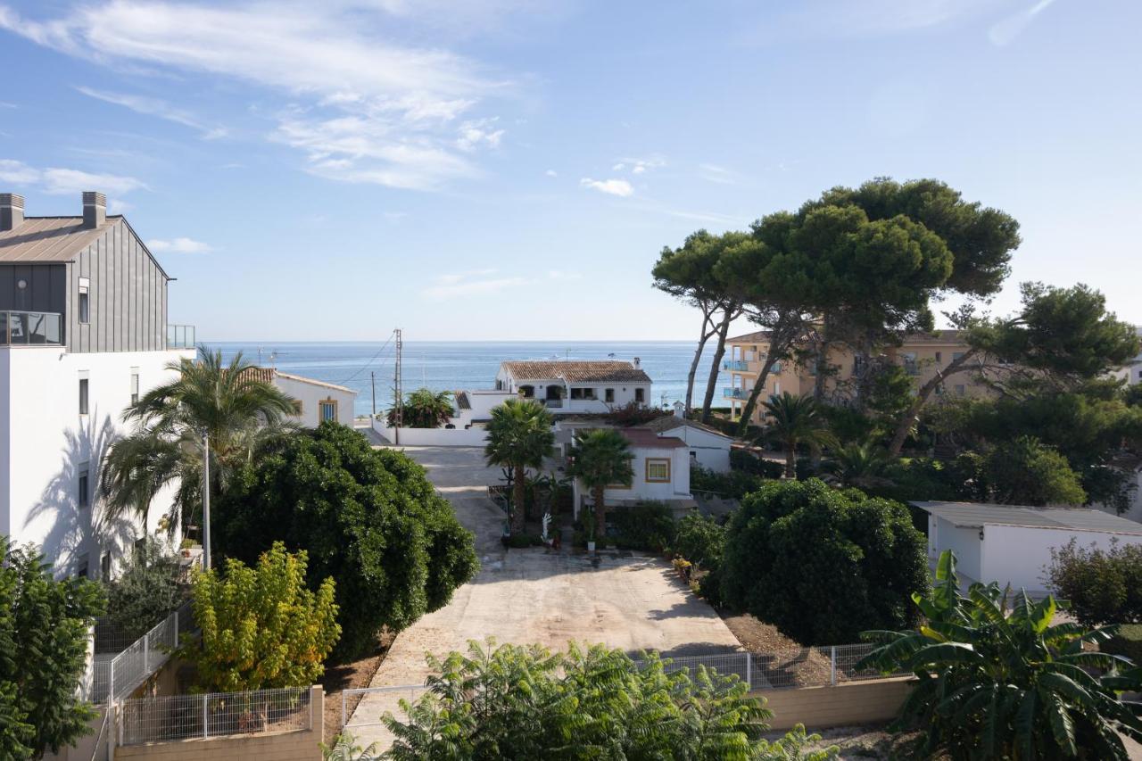 Javea Terraza + Piscina + Vistas Al Mar Platja de Larenal エクステリア 写真